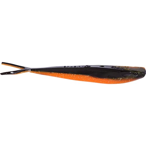 Manns Angeln Gummiköder Gummifisch Shad - Q-Fish 13cm 1St. Orange Craw von Manns Baits