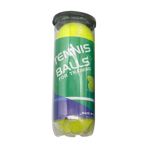 Manolyee Übungs-Tennisbälle,Tennis-Übungsbälle, Weicher Tennisball-Trainingsball 3 Stück, Unter Druck stehende Tennisbälle für Tennistraining, Anfänger von Manolyee