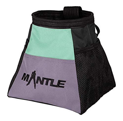 MANTLE climbing equipment Boulderbag Bina Mint/lila zum Bouldern Klettern Turnen von MANTLE climbing equipment