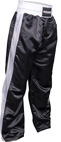 Kickboxhose - Gr. M = 170 cm, schwarz-Weiss Kickboxhose - Gr. M = 170 cm, schwarz-Weiss von Manus