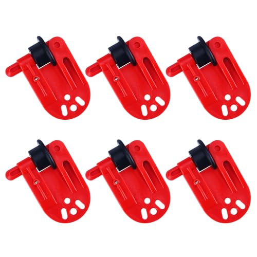 Maouira 6Pcs Hobel Bord Release Clips Schwere Spannung Release Clip Downrigger Clip Angeln In Line Seite Clip Angelgerät von Maouira