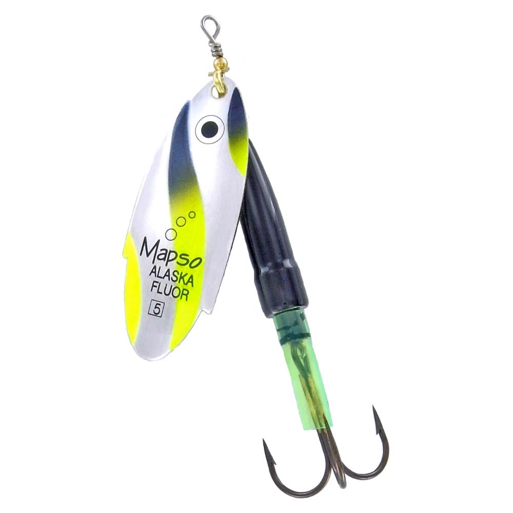 Mapso Alaska Fluor Spoon 23g 100 Mm 5 Units Grün,Schwarz von Mapso