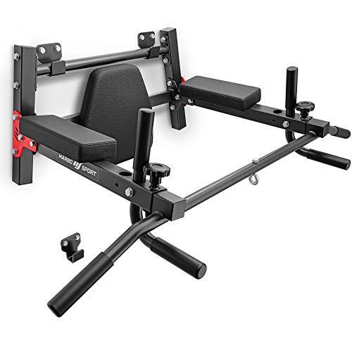 Marbo Sport Die multifunktionale Dip-Station/Klimmzugstange für die Wandmontage (2in1) MH-U205 | Made in EU von Marbo Sport