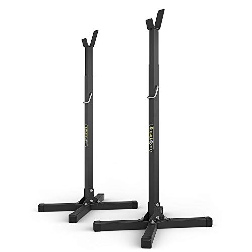 Marbo Sport, Kniebeugenständer Für Langhanteln (2 Stück) SG-10, Squat-Rack, Langhantelablage, Verstellbare Hantelbank Kraftraining Langhantel Sports, Fitness, Hantelablage, Schwarz von Marbo Sport