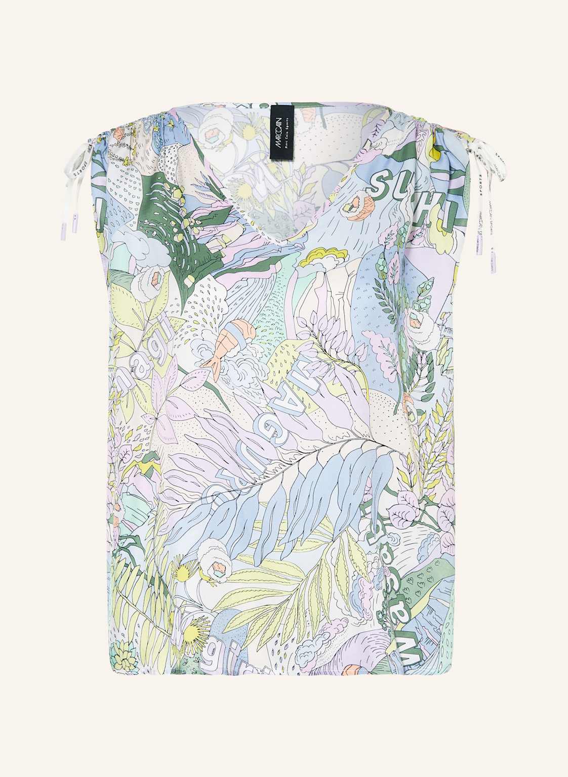 Marc Cain Blusentop blau Marc Cain Blusentop blau von Marc Cain