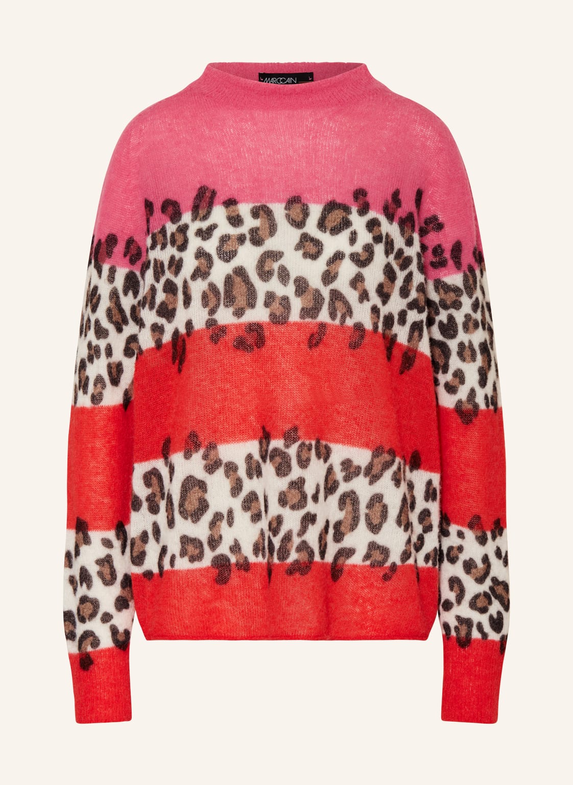 Marc Cain Pullover Mit Alpaka rot Marc Cain Pullover Mit Alpaka rot von Marc Cain