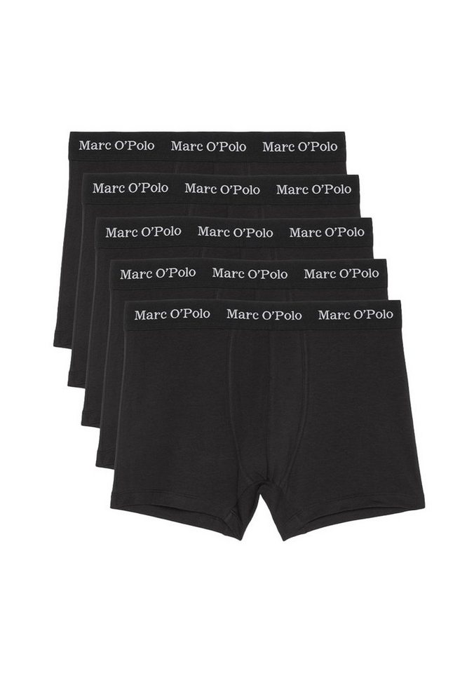 Marc O'Polo Retro Boxer 5er Pack Essentials (Spar-Set, 5-St) Retro Short / Pant - Baumwolle - Ohne Eingriff - Atmungsaktiv von Marc O'Polo