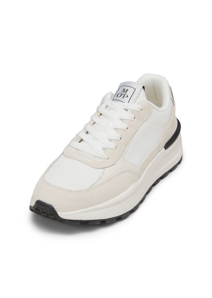 Marc O'Polo aus Leder-Polyester-Mix Sneaker Marc O'Polo aus Leder-Polyester-Mix Sneaker von Marc O'Polo