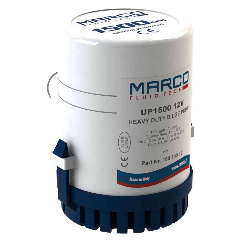 Marco Up1500 24v Submersible Bilge Pump Durchsichtig von Marco