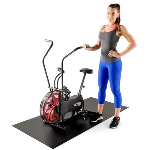 Marcy Trainingsgeräte-Matte, Bodenmatte für Trainingsgeräte wie Laufband, Heimtrainer, Fitnesszubehör, 152,4 cm lang | MAT-365 Schwarz von MARCY