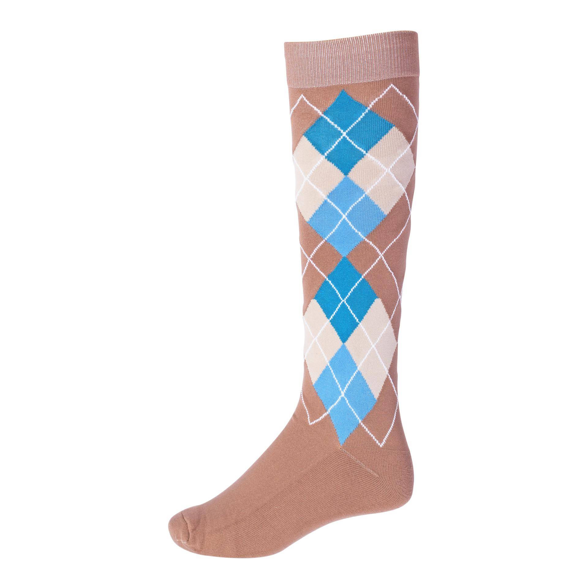 Marengo Reitsocken Check Grösse Socken: S (35-38), Farbe: Brown/Blue Marengo Reitsocken Check Grösse Socken: S (35-38), Farbe: Brown/Blue von Marengo