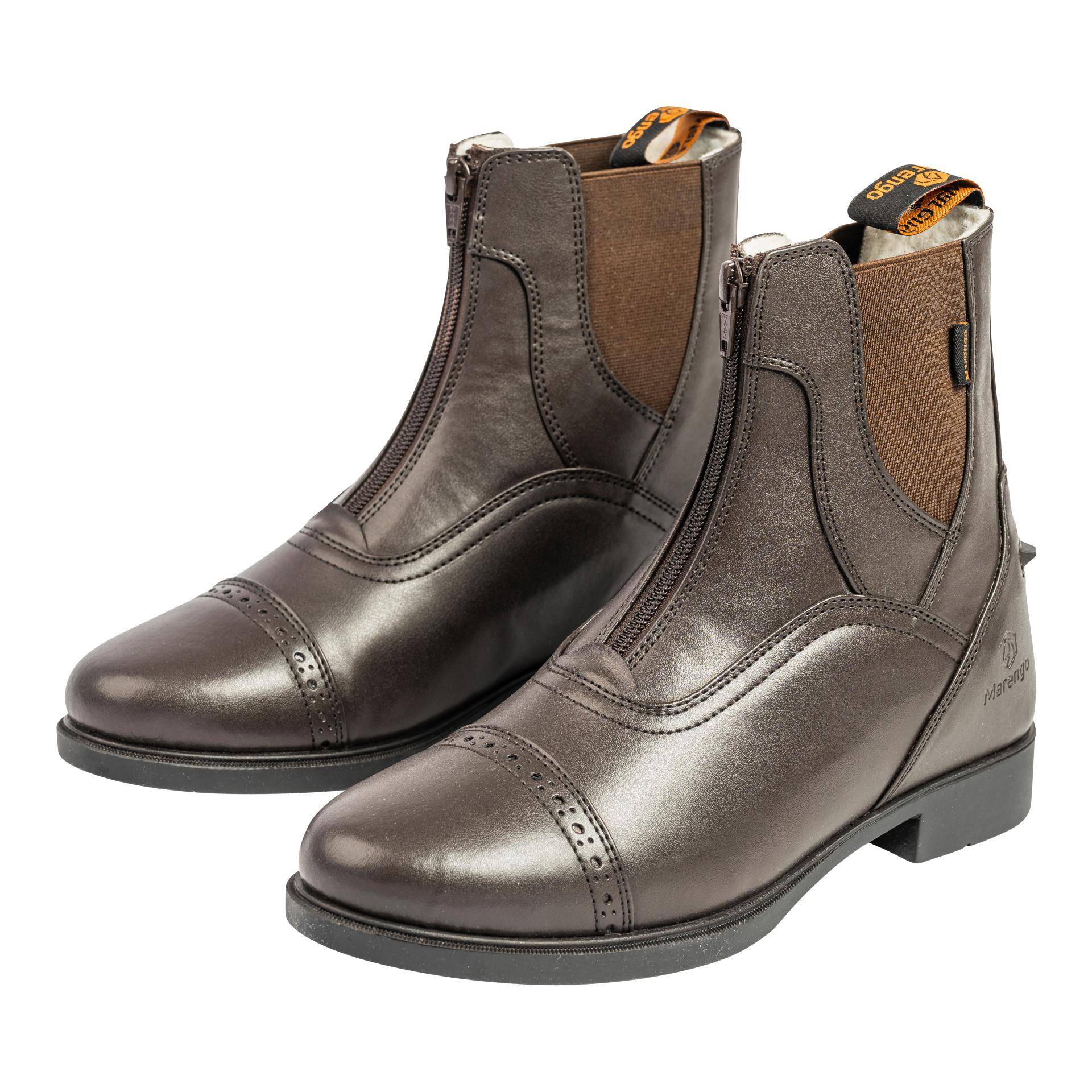 Marengo Reitstiefelette Frontzip Winter Kunstleder Farbe: Braun, Schuhgrösse: 40 Marengo Reitstiefelette Frontzip Winter Kunstleder Farbe: Braun, Schuhgrösse: 40 von Marengo