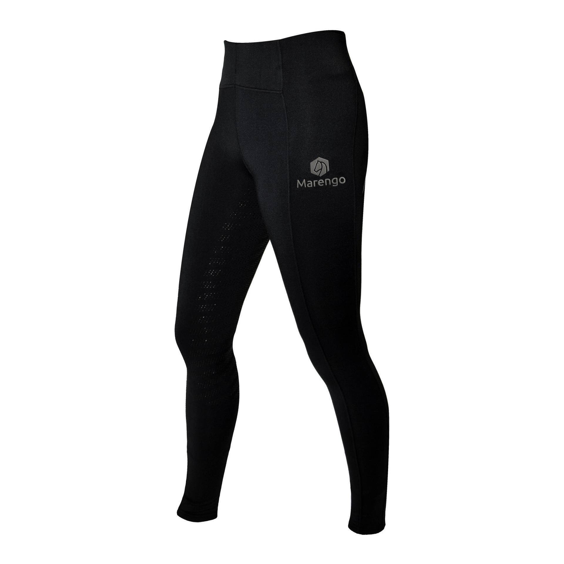 Marengo Thermo-Reitleggings Chilly Fullgrip Farbe: Dark Granite, Grösse Reithose: L von Marengo