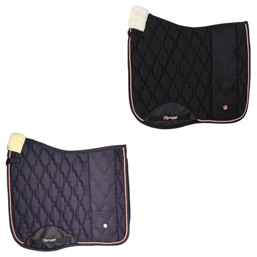 Marengos - Schabracke Modern Rosé | Dressurschabracke m. Schaumstoff-Füllung & Tasche | Polsterung am Widerrist | Barockschabracke mit Steppung & Zierkordel | Warmblut Schabracke in Nachtblau Marengos - Schabracke Modern Rosé | Dressurschabracke m. Schaumstoff-Füllung & Tasche | Polsterung am Widerrist | Barockschabracke mit Steppung & Zierkordel | Warmblut Schabracke in Nachtblau von Marengos