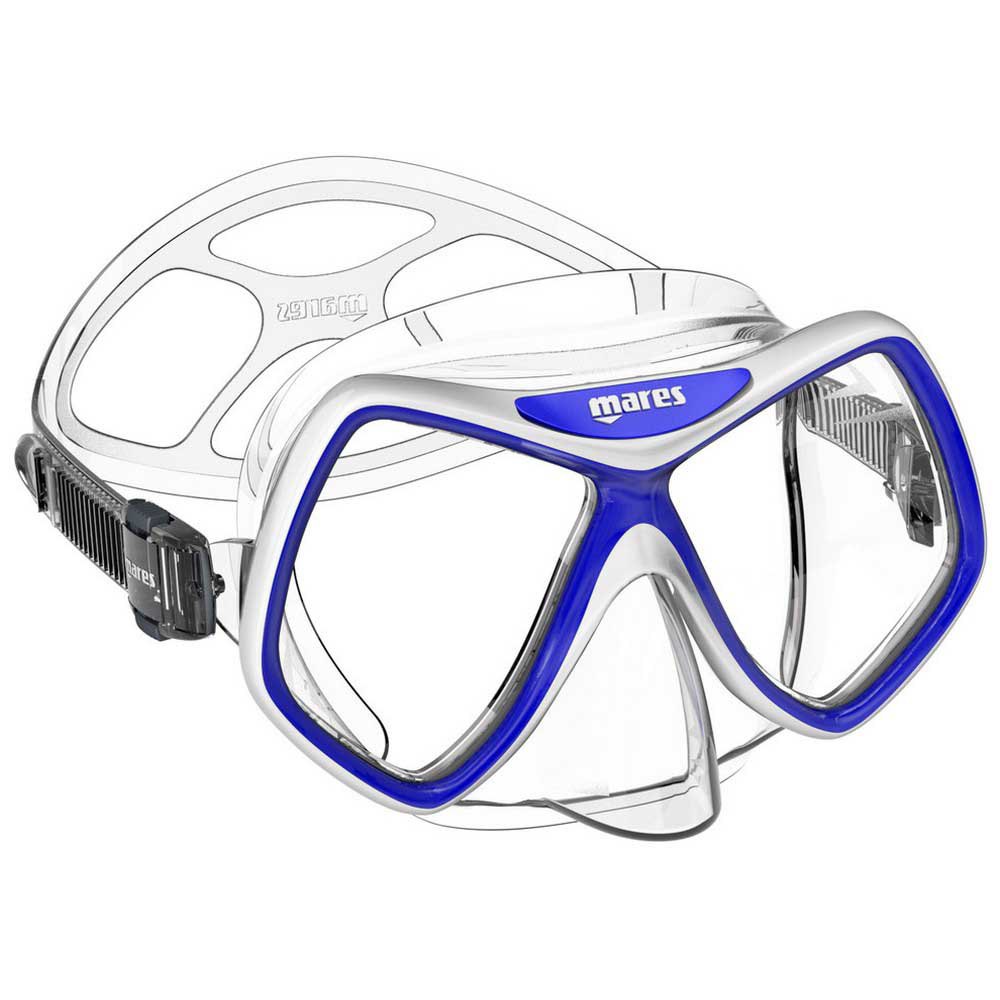 Mares Aquazone Ridley Carton Box Diving Mask Blau von Mares Aquazone