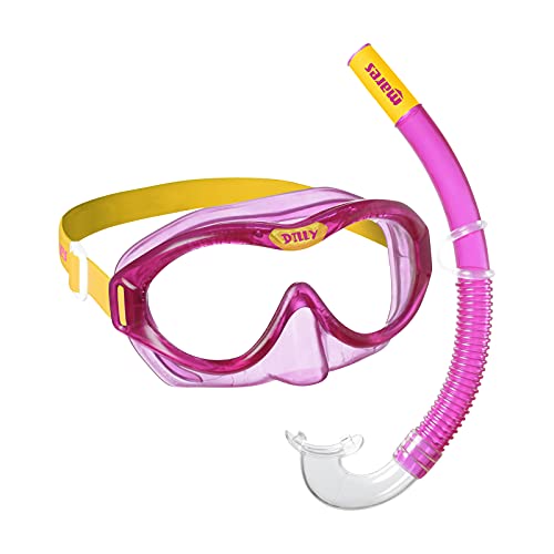 Mares Aquazone Combo Dilly, Combo bestehend aus Maske und Schnorchel Kinder - 4-7 Jahre, Pink/Gelb Mares Aquazone Combo Dilly, Combo bestehend aus Maske und Schnorchel Kinder - 4-7 Jahre, Pink/Gelb von Mares