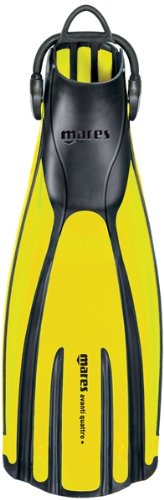 Mares Avanti Quattro + Flossen, Yellow, XL Mares Avanti Quattro + Flossen, Yellow, XL von Mares