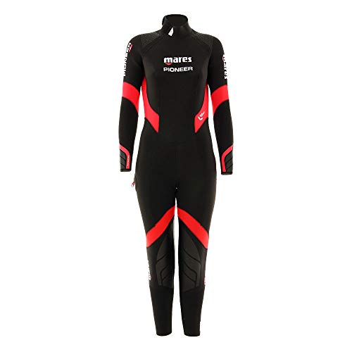 Mares Damen Pioneer 5mm Wetsuit, Blue/Red, S5 von Mares