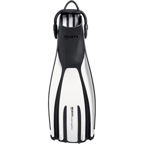 Mares Erwachsene Fins Avanti Quattro + Flossen Mit Riemen, Weiß, S Mares Erwachsene Fins Avanti Quattro + Flossen Mit Riemen, Weiß, S von Mares