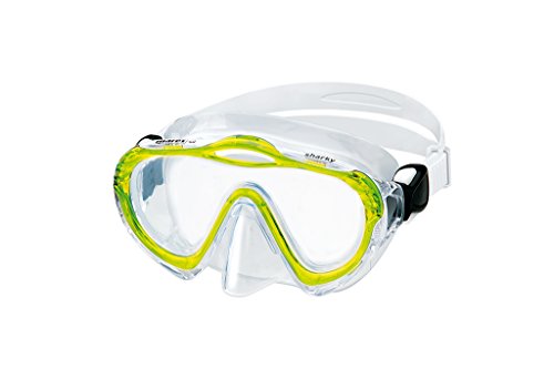 Mares Erwachsene Mask Sharky Taucherbrille, Blau, One Size von Mares