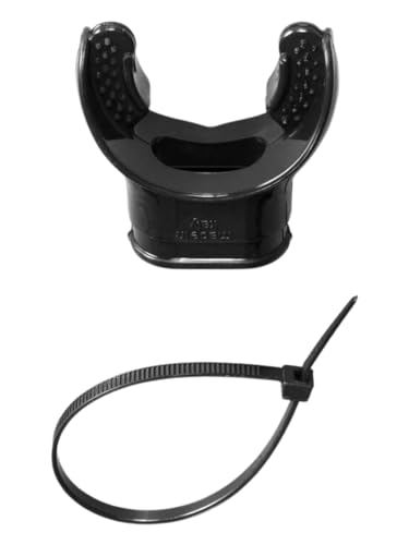 Mares Erwachsene Mouthpiece kit Standard-Black Mundstück, Schwarz, BX von Mares