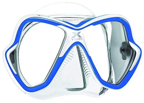 Mares Erwachsene X-Vision Mask 14 Taucherbrille, Blau/Weiss, BX Mares Erwachsene X-Vision Mask 14 Taucherbrille, Blau/Weiss, BX von Mares
