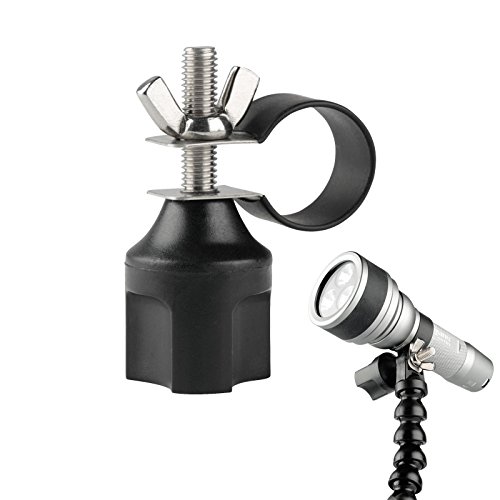 Mares Erwachsene Torch Adapter Für Taschenlampe, Schwarz, S von Mares