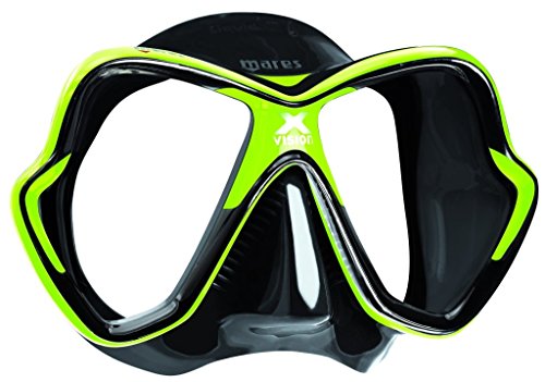 Mares Erwachsene X-Vision Mask 14 Taucherbrille, Schwarz/Grün, BX Mares Erwachsene X-Vision Mask 14 Taucherbrille, Schwarz/Grün, BX von Mares