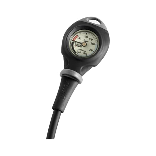 Mares Finimeter Mission 1, Tauchmanometer, Black, One size von Mares