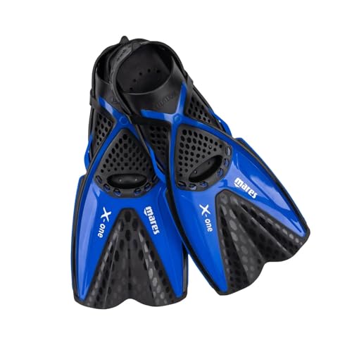Mares X-ONE Schnorchelflosse mit Gummi Straps, Farbe:blau, Größe:M/L Mares X-ONE Schnorchelflosse mit Gummi Straps, Farbe:blau, Größe:M/L von Mares