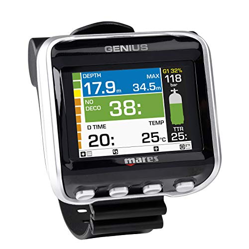 Mares Genius Tauchcomputer inklusive LED Sender Mares Genius Tauchcomputer inklusive LED Sender von Mares