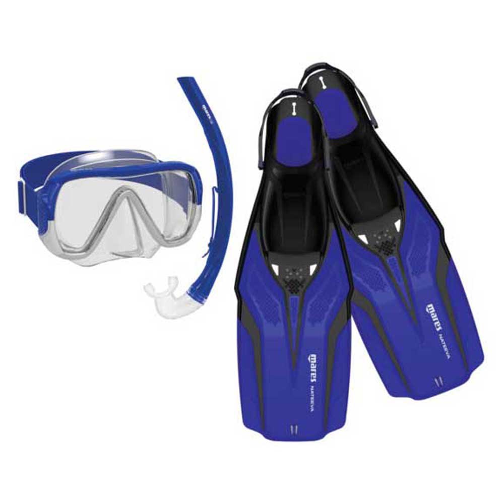 Mares Aquazone Nateeva Keewee Snorkeling Set Blau SM von Mares Aquazone