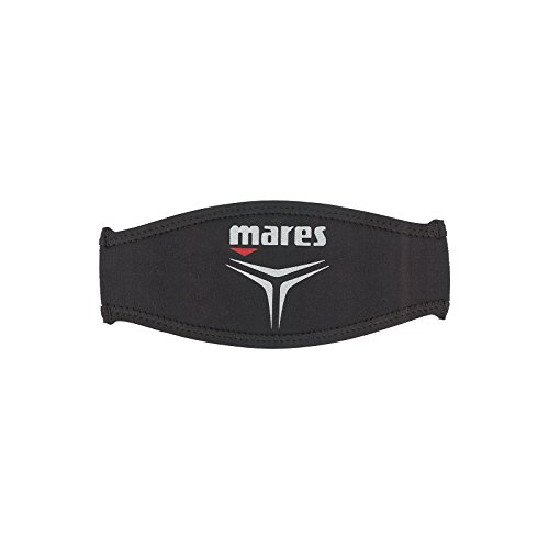 Mares Neoprenüberzug für Maskenband schwarz von Mares