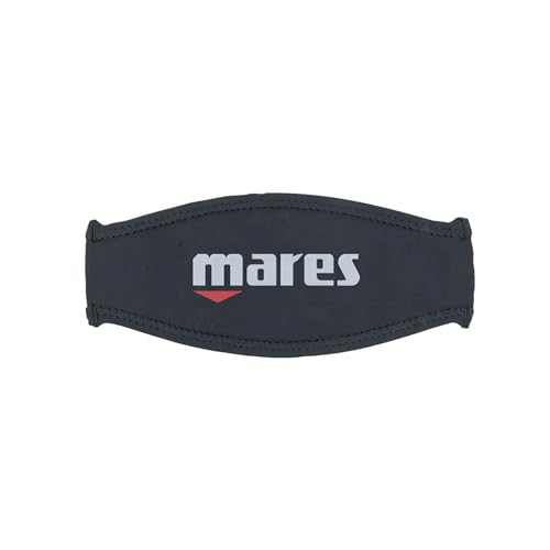 Mares Neoprenüberzug für Maskenband schwarz von Mares