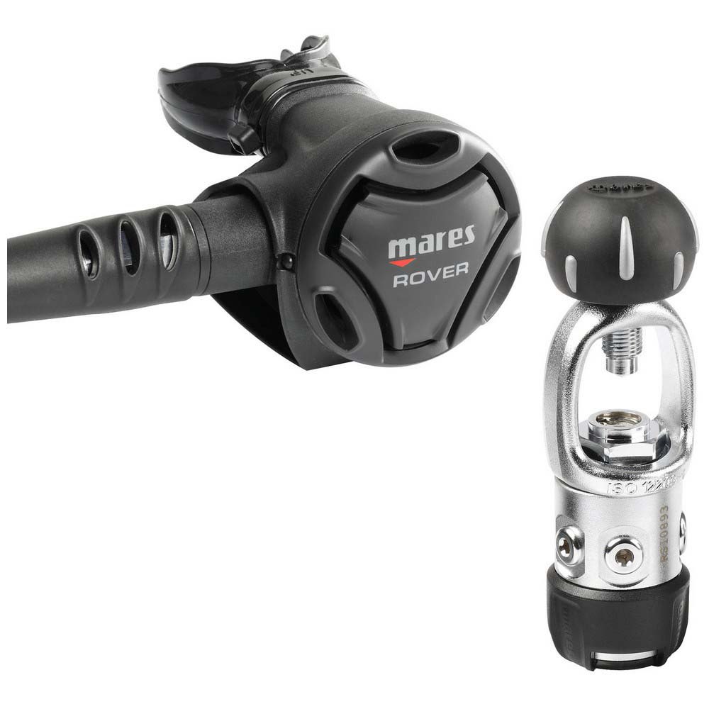 Mares Rover 2s Int Diving Regulator Set Schwarz von Mares