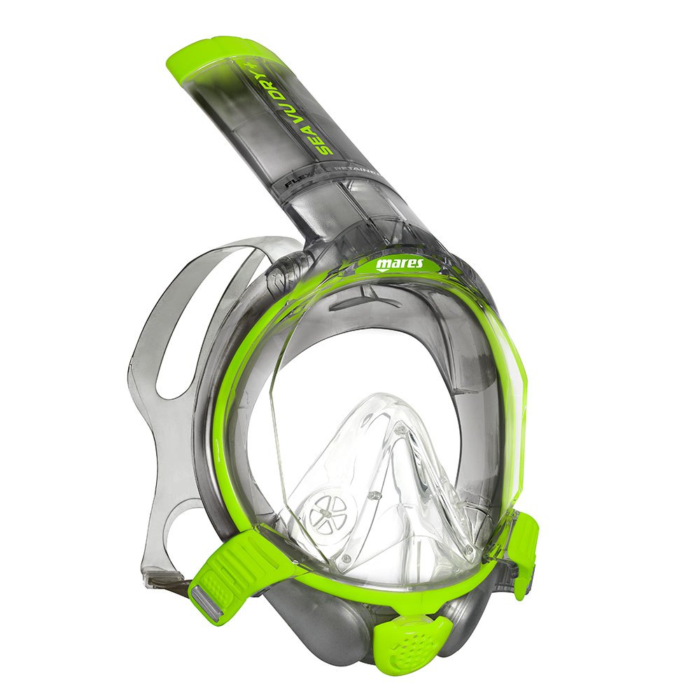 Mares Aquazone Sea Vu Dry+ Snorkeling Mask Grün,Grau L-XL von Mares Aquazone