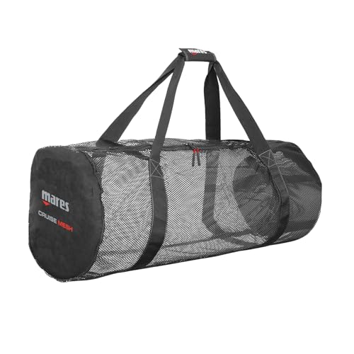 Mares Tauchtasche Cruise Mesh Transporttasche, Black, 95.3 x 38.1 x 38.1 cm, 108.5 Liter von Mares