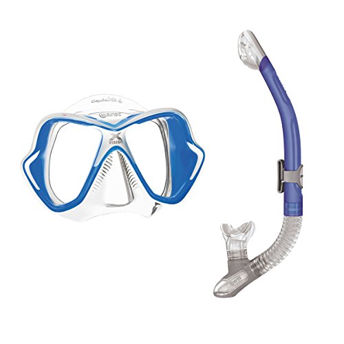 Mares X-Vision Liquidskin Ergo Dry Set (blau/klar) von Mares