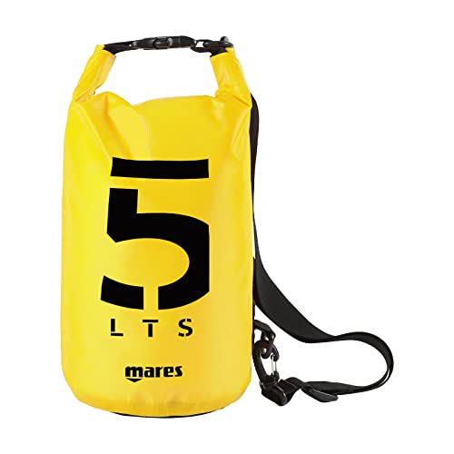 Mares Aquazone Seaside Dry Bag 5 l, wasserdichte Tasche für Erwachsene, Unisex, Gelb von Mares