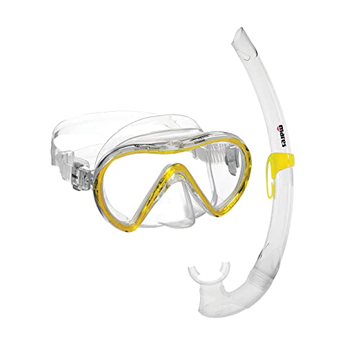 Mares Aquazone Combo Vento, Combo bestehend aus Maske und Schnorchel Erwachsene - Unisex, Gelb Mares Aquazone Combo Vento, Combo bestehend aus Maske und Schnorchel Erwachsene - Unisex, Gelb von Mares