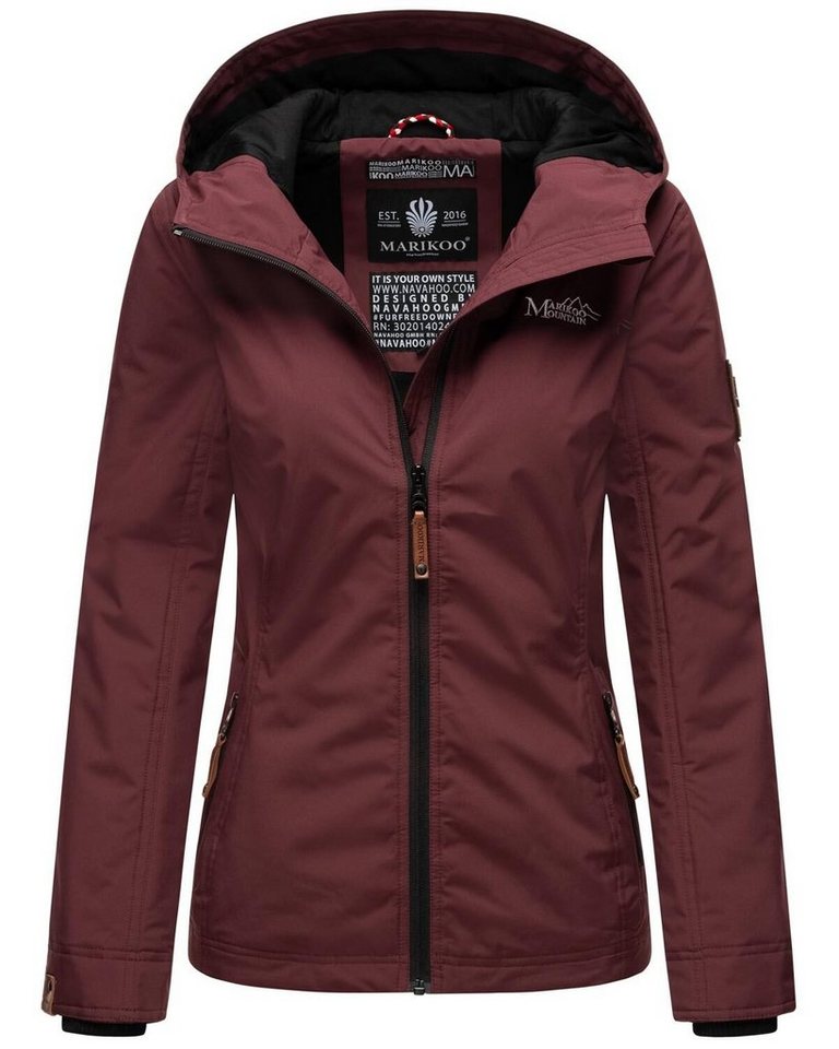 Marikoo Outdoorjacke Brombeere sportliche Übergangsjacke mit Kapuze Marikoo Outdoorjacke Brombeere sportliche Übergangsjacke mit Kapuze von Marikoo