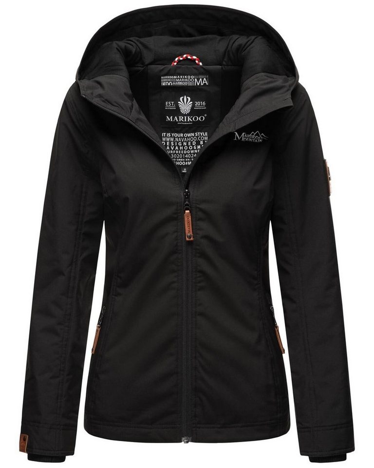 Marikoo Outdoorjacke Brombeere sportliche Übergangsjacke mit Kapuze Marikoo Outdoorjacke Brombeere sportliche Übergangsjacke mit Kapuze von Marikoo