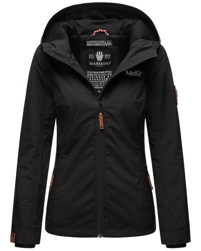 Marikoo Outdoorjacke Brombeere sportliche Übergangsjacke mit Kapuze von Marikoo