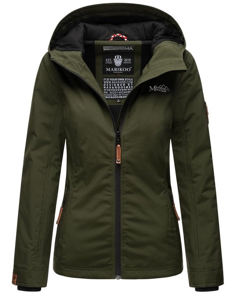 Marikoo Outdoorjacke Brombeere sportliche Übergangsjacke mit Kapuze Marikoo Outdoorjacke Brombeere sportliche Übergangsjacke mit Kapuze von Marikoo