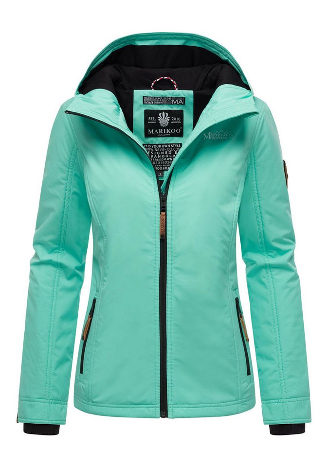 Marikoo Outdoorjacke Brombeere sportliche Übergangsjacke mit Kapuze Marikoo Outdoorjacke Brombeere sportliche Übergangsjacke mit Kapuze von Marikoo