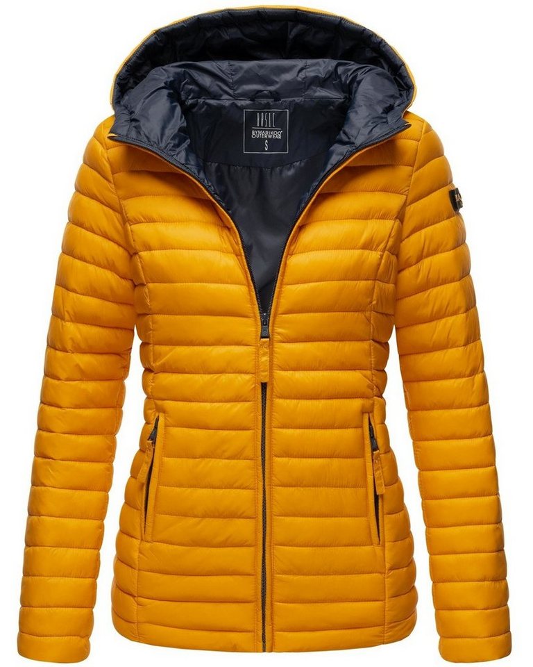 Marikoo Steppjacke Asraa Übergangsjacke mit kontrastfarbendem Reißverschluss Marikoo Steppjacke Asraa Übergangsjacke mit kontrastfarbendem Reißverschluss von Marikoo