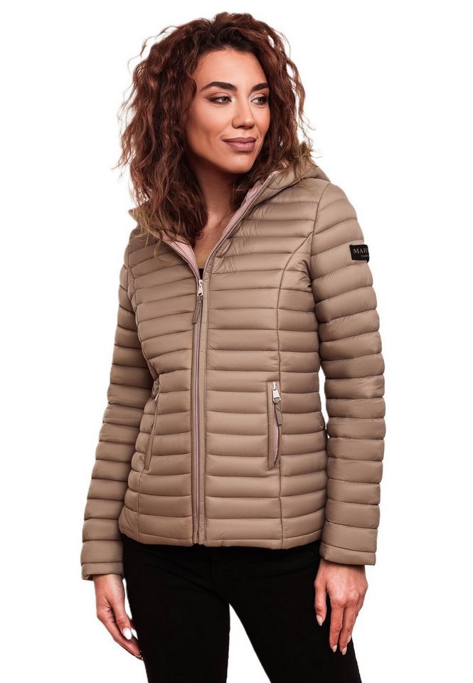 Marikoo Steppjacke Asraa Übergangsjacke mit kontrastfarbendem Reißverschluss Marikoo Steppjacke Asraa Übergangsjacke mit kontrastfarbendem Reißverschluss von Marikoo