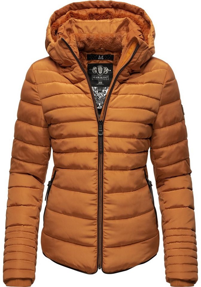 Marikoo Winterjacke Amber stylische Steppjacke mit Teddyfutter Marikoo Winterjacke Amber stylische Steppjacke mit Teddyfutter von Marikoo
