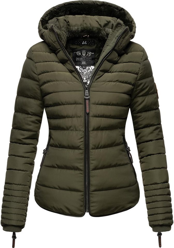 Marikoo Winterjacke Amber stylische Steppjacke mit Teddyfutter Marikoo Winterjacke Amber stylische Steppjacke mit Teddyfutter von Marikoo