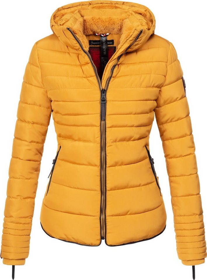 Marikoo Winterjacke Amber stylische Steppjacke mit Teddyfutter Marikoo Winterjacke Amber stylische Steppjacke mit Teddyfutter von Marikoo